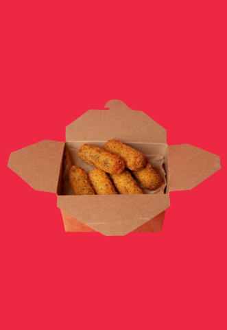 Cheesy Mozzarella Sticks x8